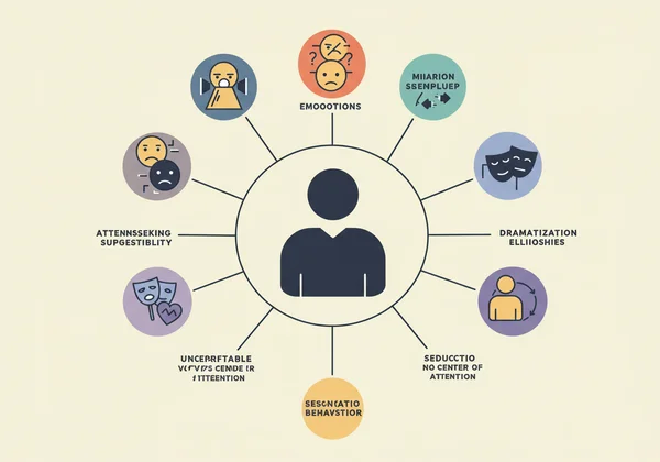 Visual representation of DSM-5 criteria for HPD