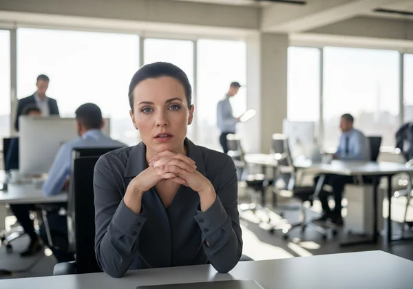 Exhausted professional after masking feelings