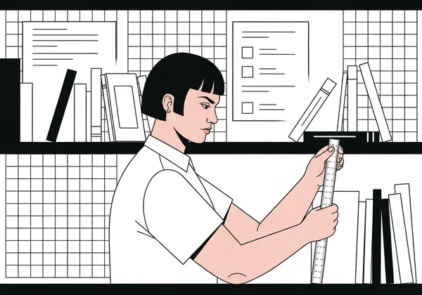 Illustration of perfectionism and rigid orderliness