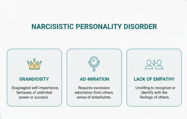 Common signs and patterns of NPD