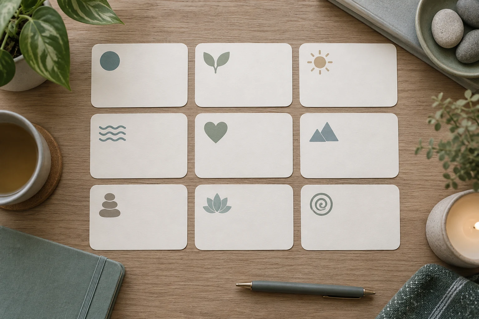 Nine criteria concept cards