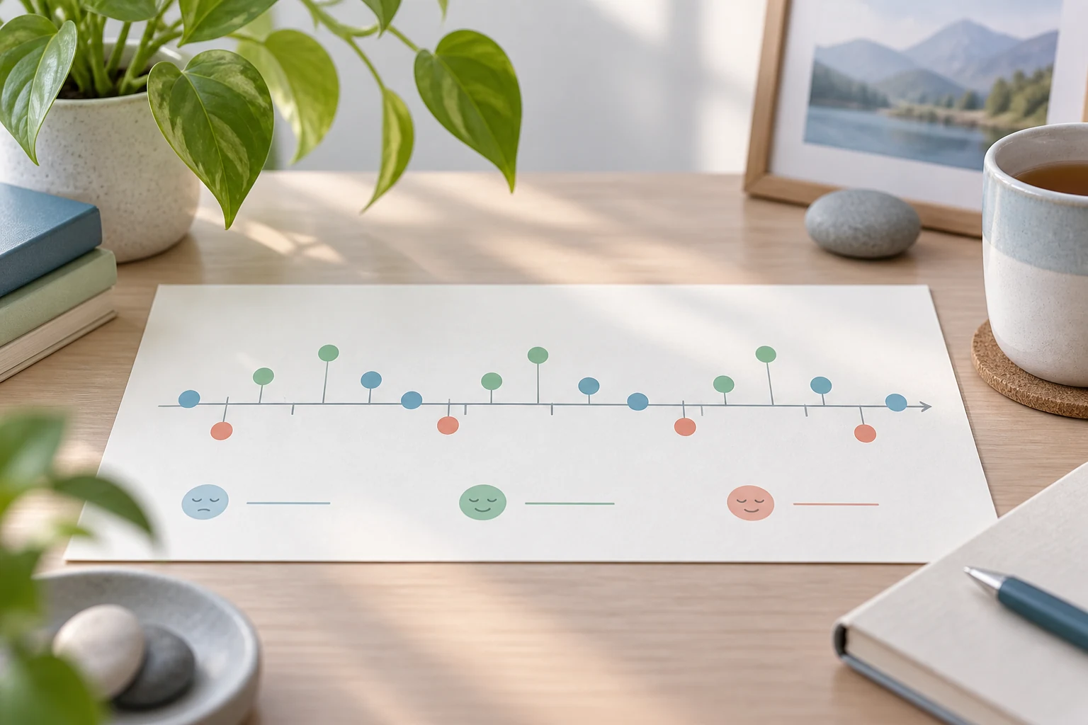 Timeline of emotional patterns